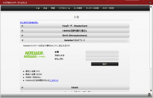 neteller_in1 入金画面